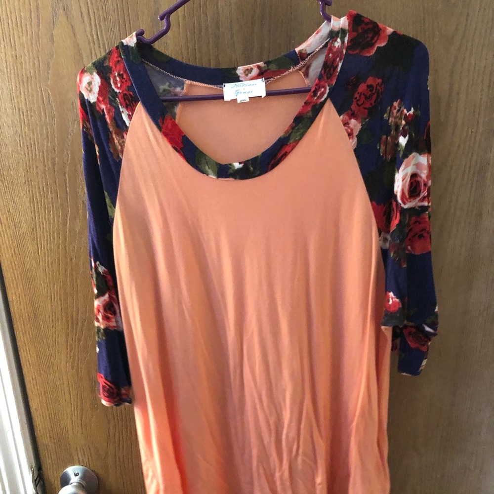 3/4 length sleeve T-shirt